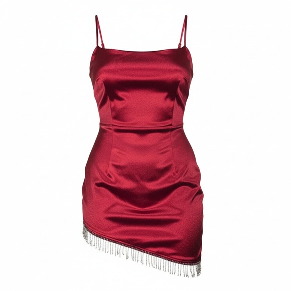 I.N. San Francisco Deep Red Dress - Size 15 - NWT (New) - Picture 2 of 3